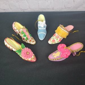 Shoe Ornaments Bundle of Five.